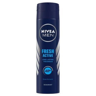 Nivea Men Body Spray Fresh Active (150ml) - 150016