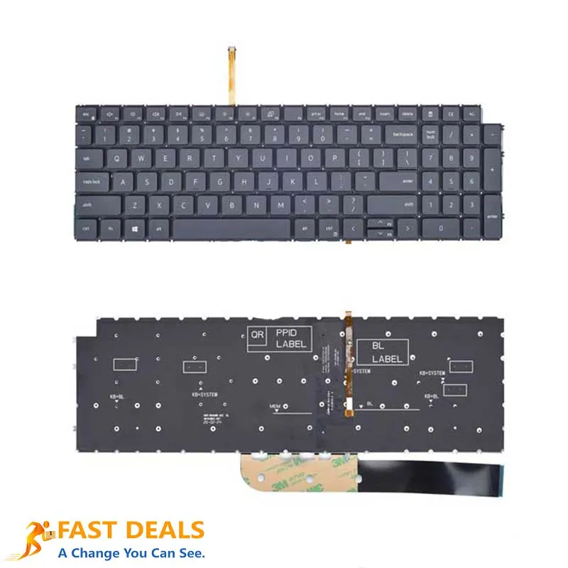 Keyboard For Dell Inspiron 15 3511 3515 3510 3520 5515 5510 7510 16 Plus 7610 Se