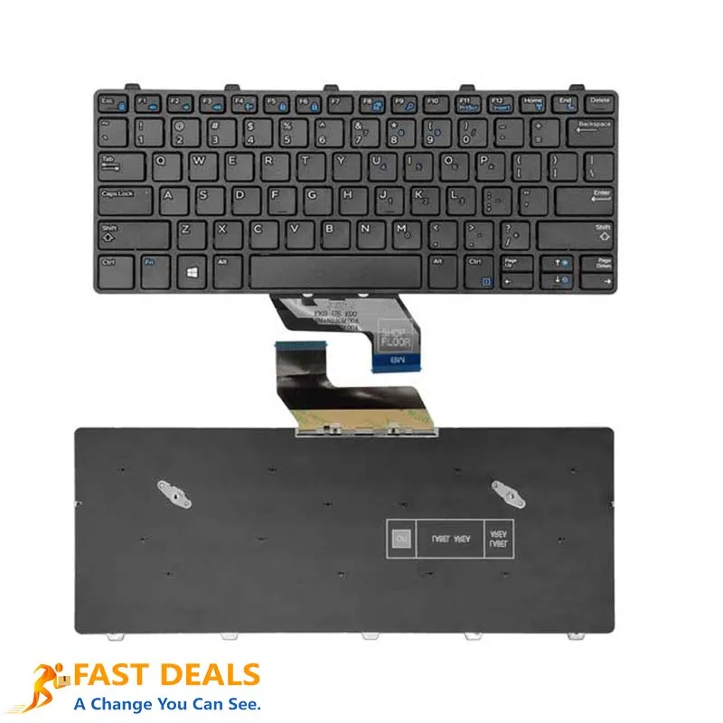 Keyboard For DELL Latitude 3180 3189 3190 3300 3310 13 3380 3190 Series Laptop, 