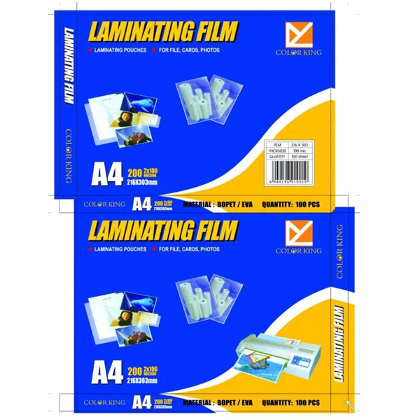 IMPA 470291 Laminating Pouch Films A4 100sheets
