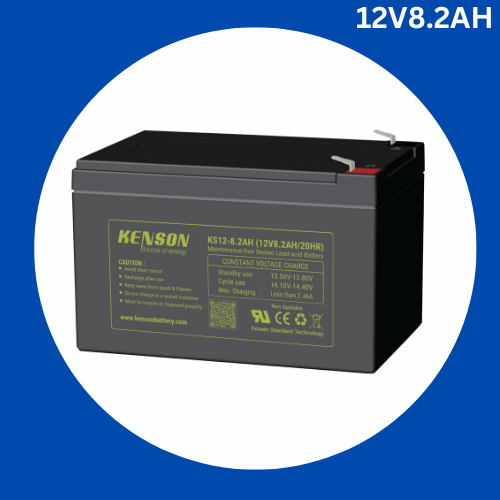 Battery 12V8.2AH-BLACK Rechargeable Sealed Lead Acid