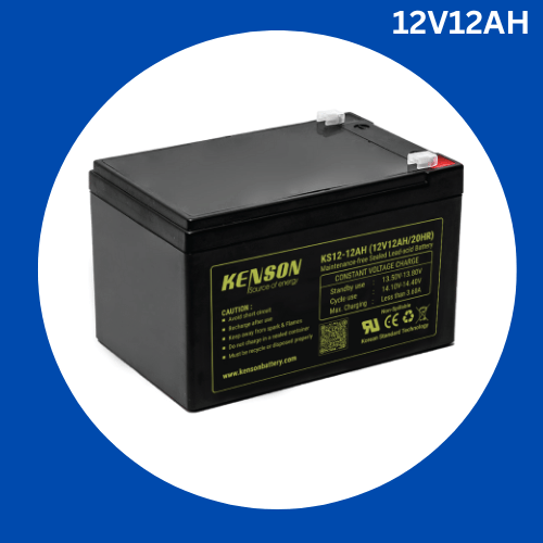 Battery12V12AH-BLACK Rechargeable Sealed Lead Acid